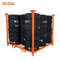 foldable stacking tire rack for tyre storage